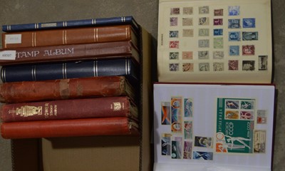 Lot 40 - Stamps in stock books