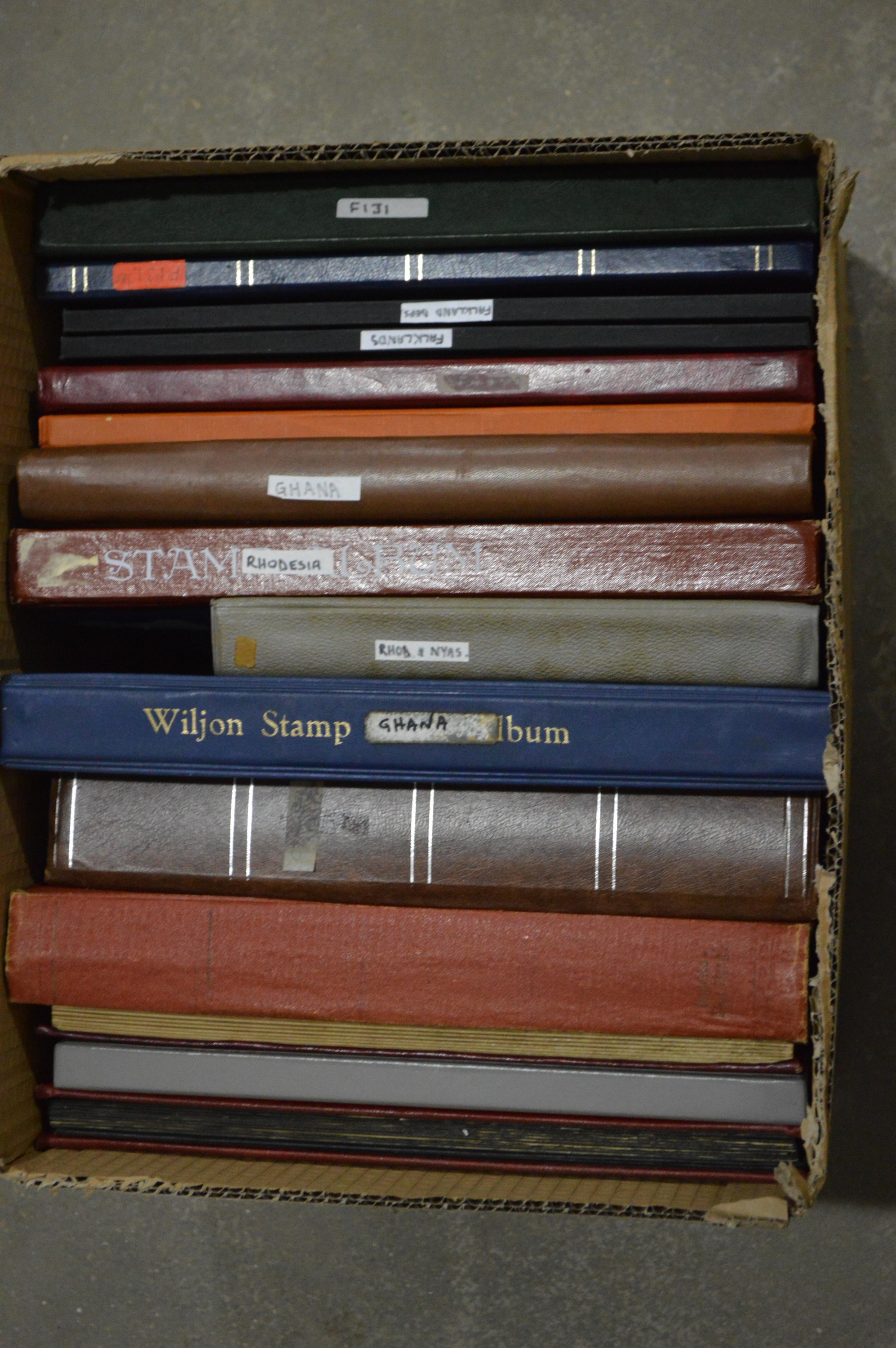 Lot 41 World stamp stock books,