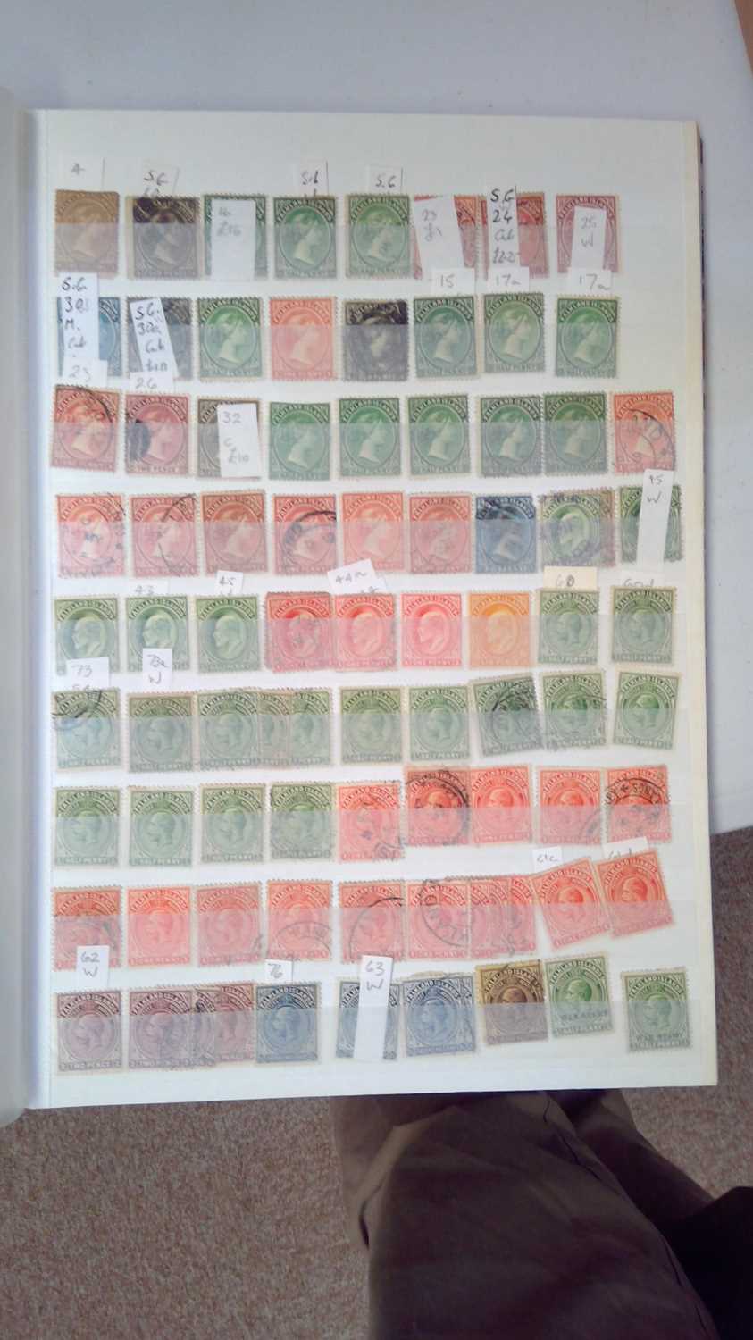 Lot 41 World stamp stock books,