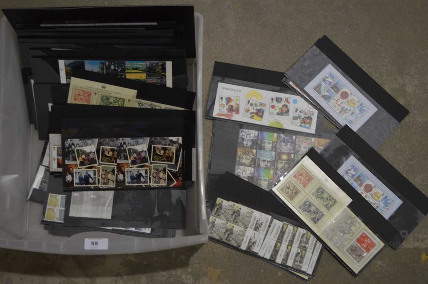 Lot 55 - A large quantity of Royal mail mint and used stamps