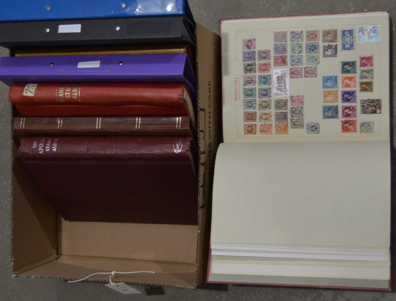 Lot 62 - World stamp stop books and albums