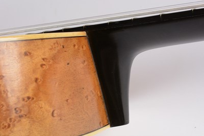Lot 317 - A French Mirecourt Guitar stamped 'Brugere a Mirecourt'