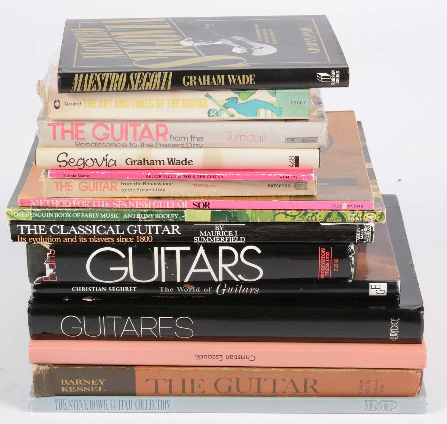 Lot 323 - 15 Guitar reference books