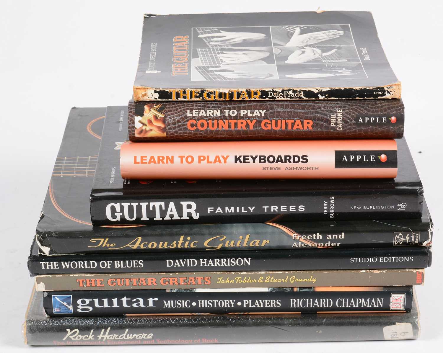Lot 325 - 9 Guitar Reference books