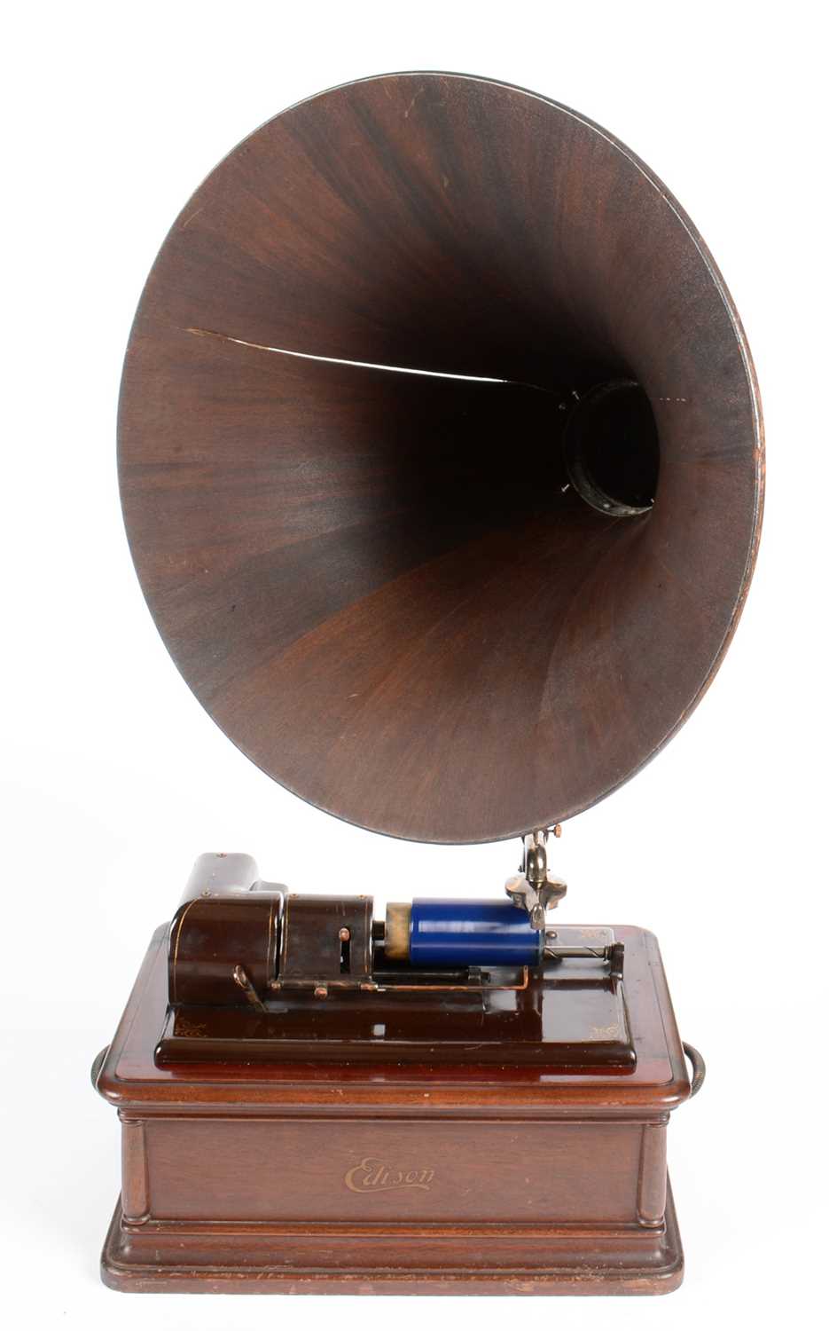 Edison Opera Lot 366 - Edison Opera Phonograph and horn and winder.