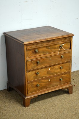 Lot 47 - A mahogany four drawer chest.