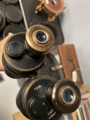 Lot 338 - Pair of German BEH binoculars.