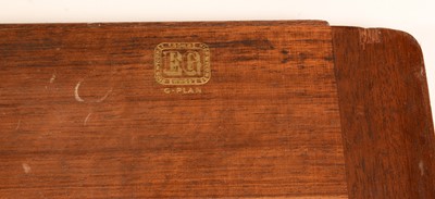 Lot 62 - G-Plan E Gomme: a tola and black 'Librenza coffee table.