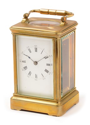 Lot 492 - An early 20th Century carriage clock