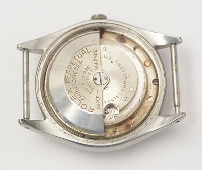 Lot 16 - Rare Rolex Oyster Perpetual Ovettone 'bubble back' wristwatch
