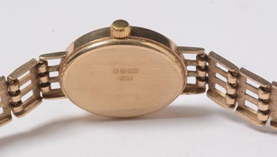Lot 233 - A lady's diamond set 9ct gold Rotary wristwatch.