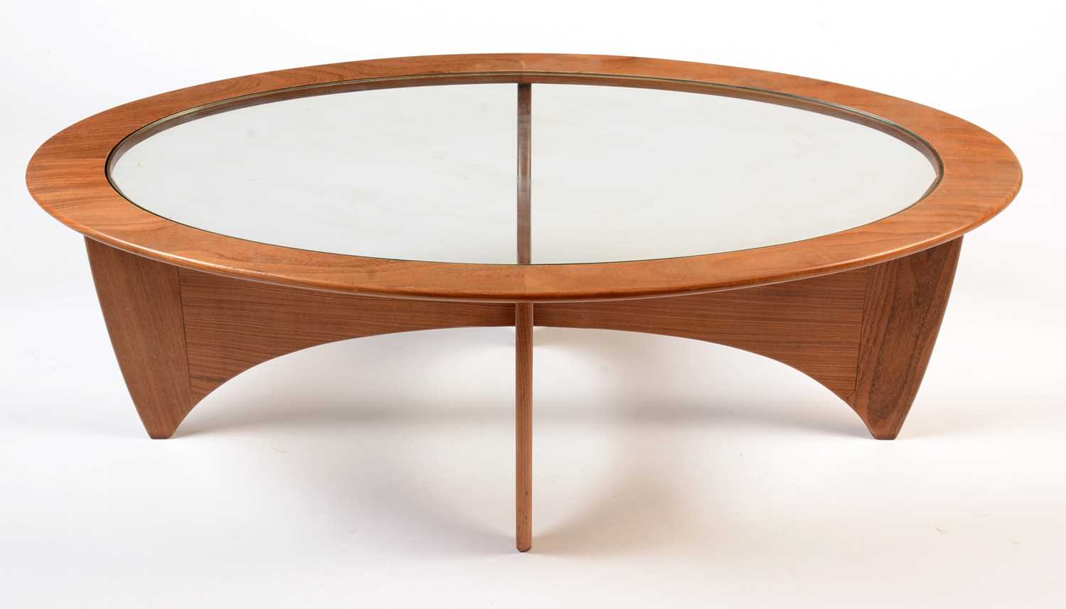 Lot 60 - G-Plan: a teak 'Astro' pattern coffee table.