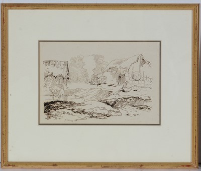 Lot 660 - Lieutenant-Colonel George Francis White - pen and ink.