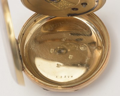 Lot 22 - A Victorian 18ct yellow gold cased open faced pocket watch