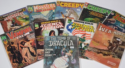 Lot 704 - Horror and Sci-Fi Magazines.