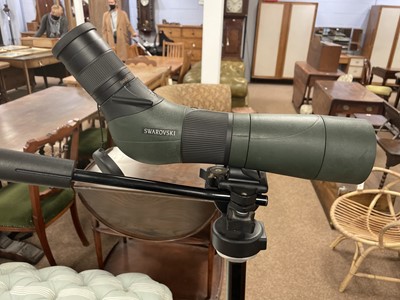 Lot 543 - A Swarovski spotting scope on stand