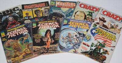 Lot 705 - Horror and Sci-Fi Magazines.