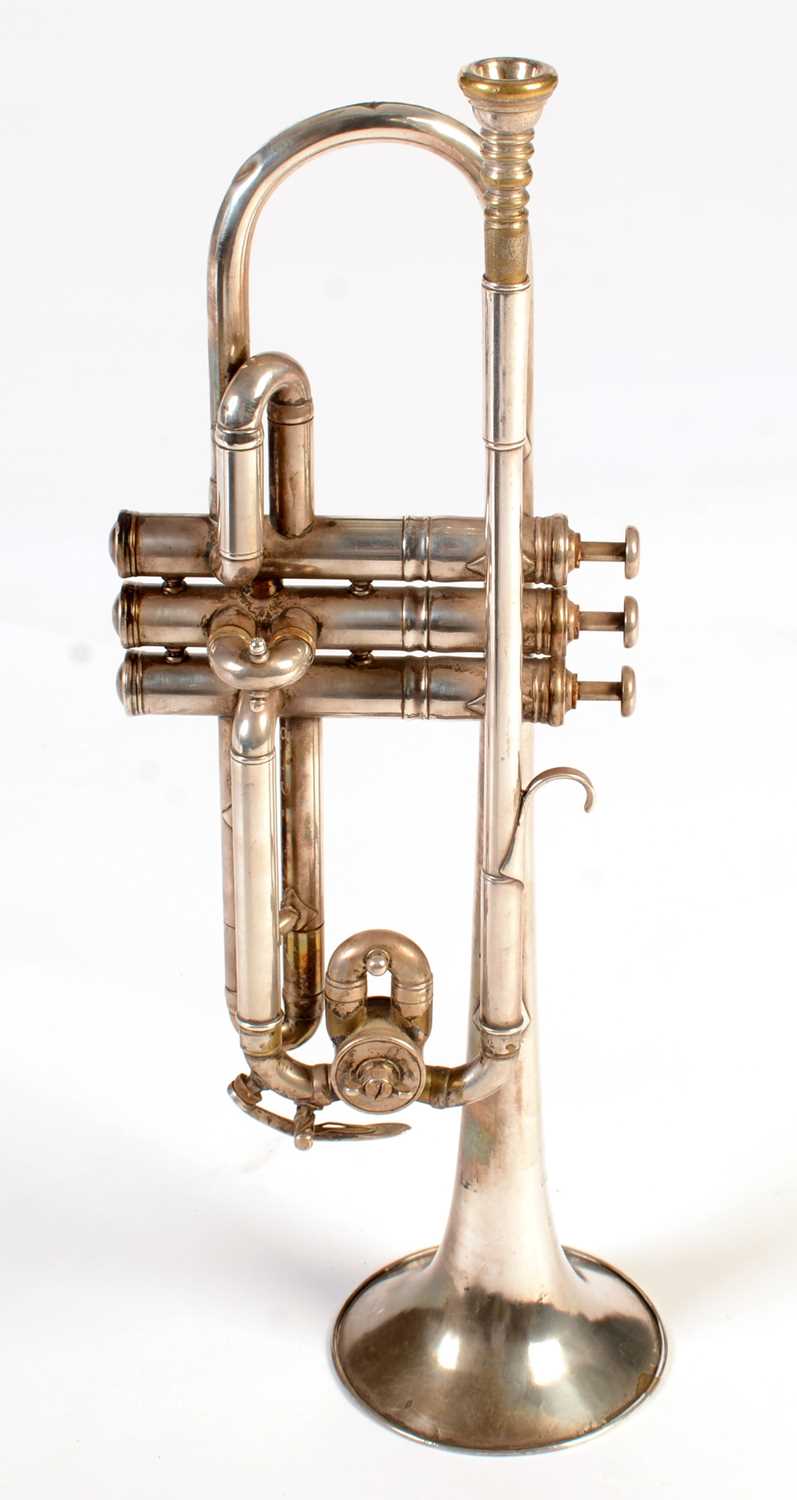 Lot 257 - A Besson Bb to A quick change Rotary trumpet.