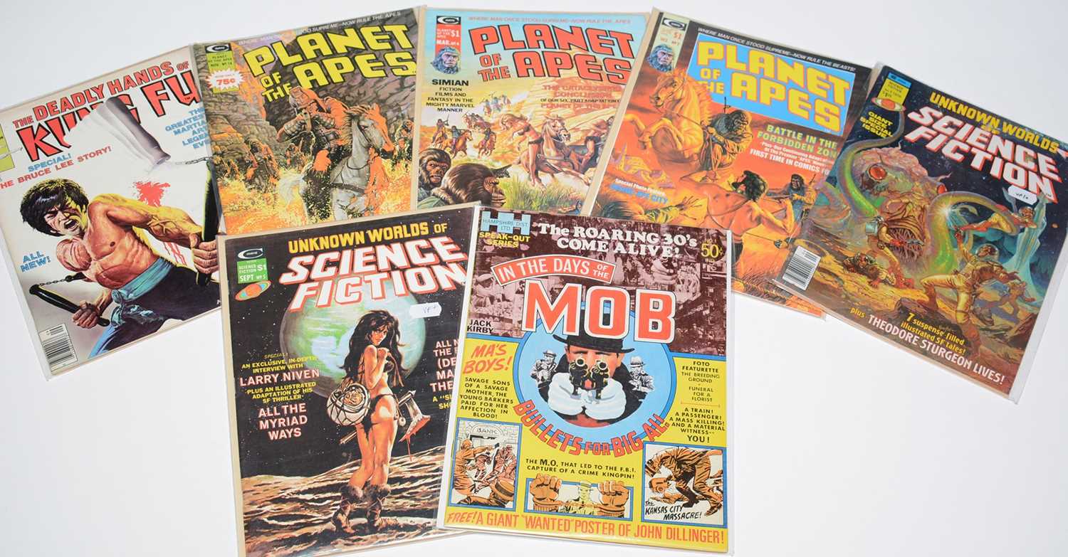Lot 730 - Curtis and Marvel Magazines.