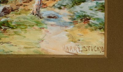 Lot 719 - Harry James Sticks - watercolour