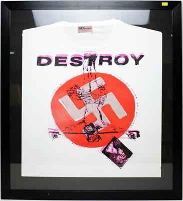 Lot 410 - Framed Sex Pistols T Shirt