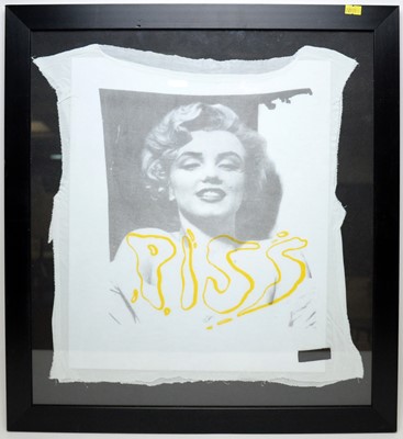 Lot 915 - Framed Sex Pistols Vest