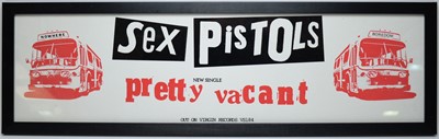 Lot 402 - Sex Pistols promo banner