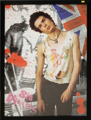 Lot 408 - Framed Sex Pistols Poster