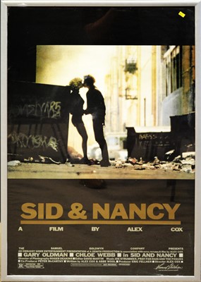 Lot 409 - Framed Sid & Nancy movie poster