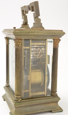 Lot 497 - A late 19th Century repeating carriage clock, by E. Maurice & Co