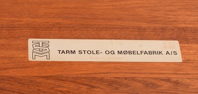 Lot 71 - Tarm Stole-OG Møbelfabrik A/S: a teak circular breakfast table.