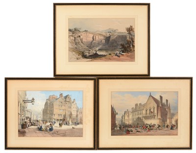 Lot 617 - After J* Nash and W L Leitch - lithographs