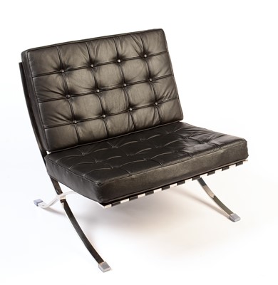 Lot 87 - After Ludwig Mies Van Der Rohe: a 'Barcelona' chair.