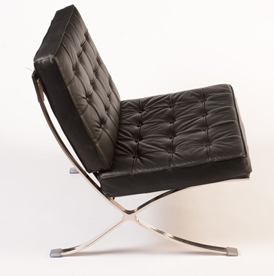 Lot 87 - After Ludwig Mies Van Der Rohe: a 'Barcelona' chair.