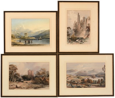 Lot 612 - After W L Leitch and three others - Lithographs