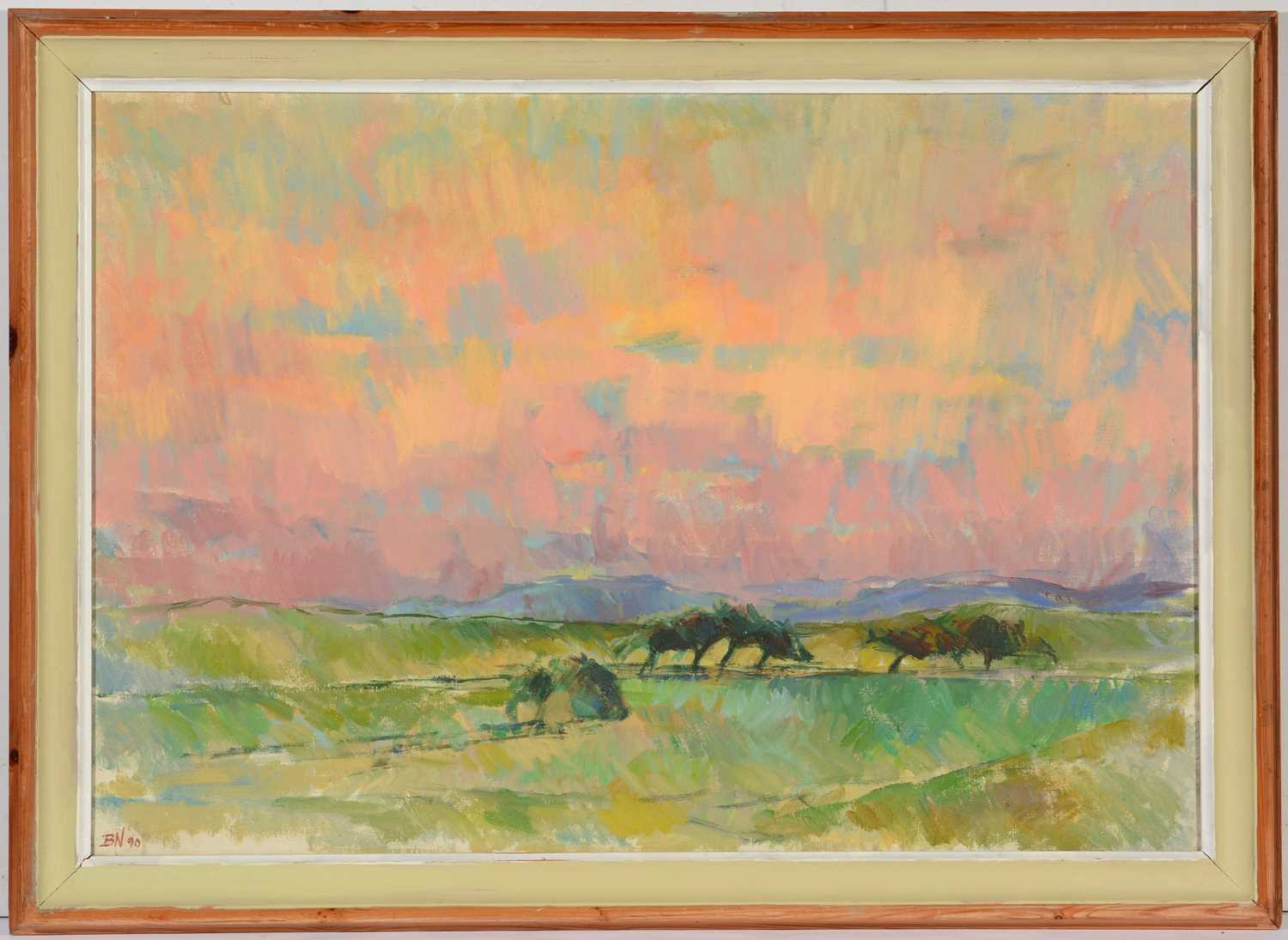 Lot 776 - Barry Norman - oil.