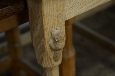 Lot 13 - 20th Century oak nest of "Beaverman" tables