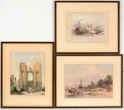 Lot 614 - After David Roberts,  After William Clarkson Stansfield and two others