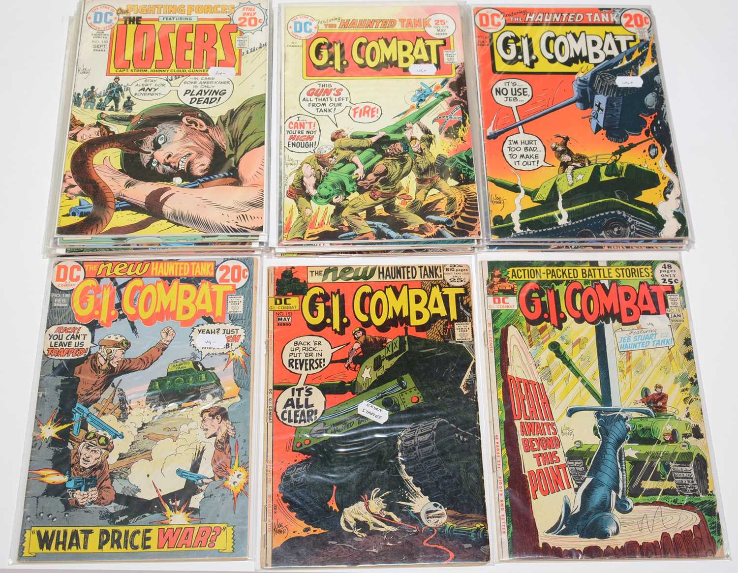 Lot 897 - DC War Comics.