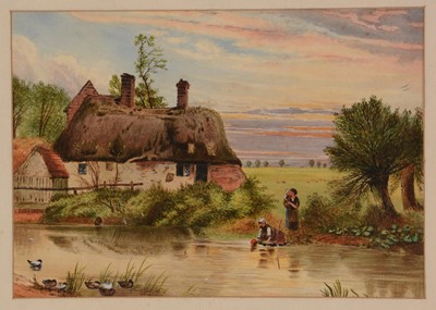 Lot 703 - British School, 19th Century- watercolours.