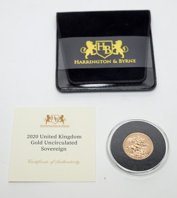 Lot 244 - An Elizabeth II gold uncirculated sovereign