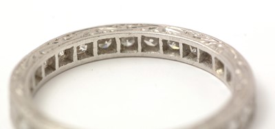 Lot 130 - A diamond eternity ring