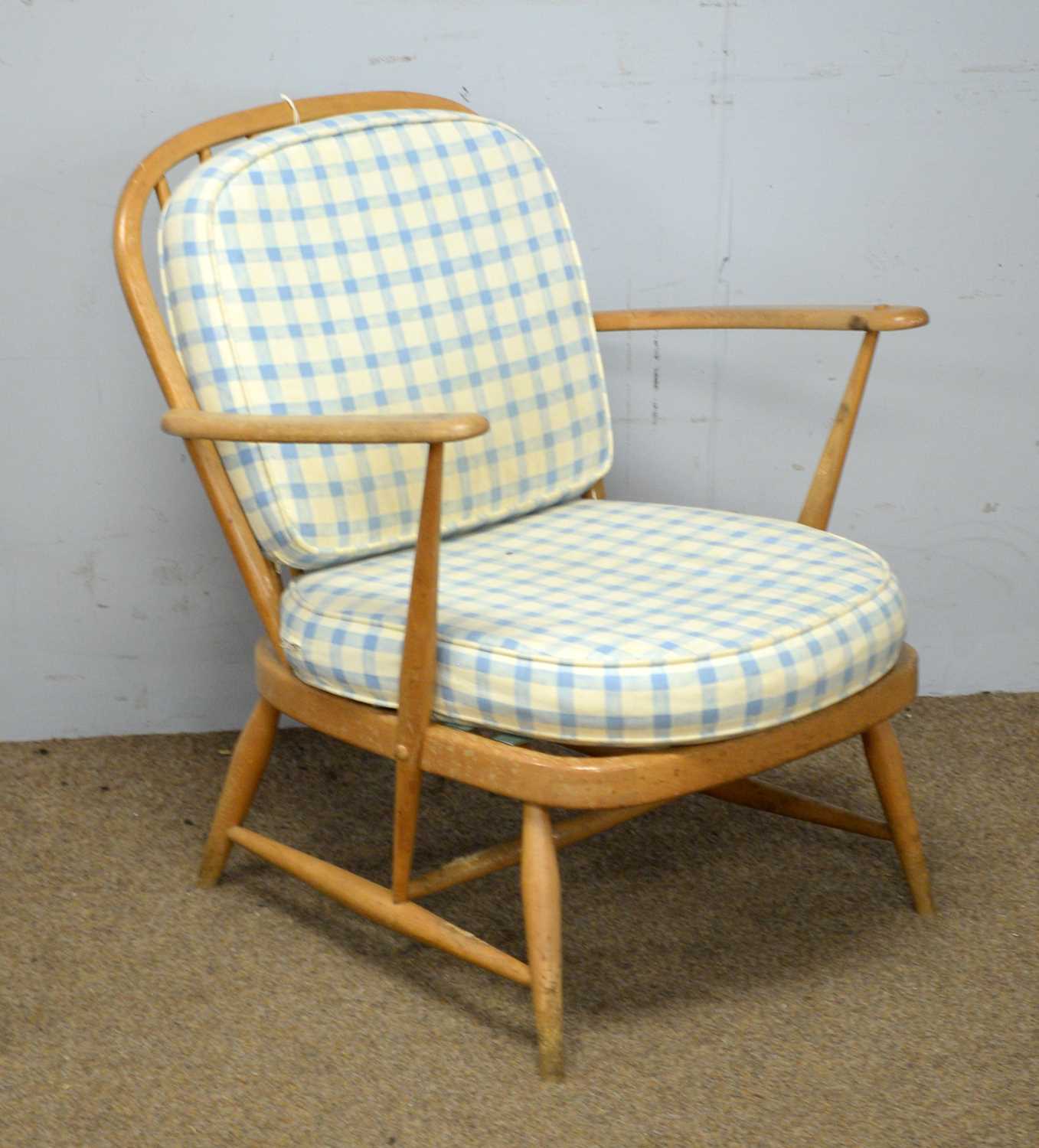Lot 69 - Ercol Windsor low armchair.