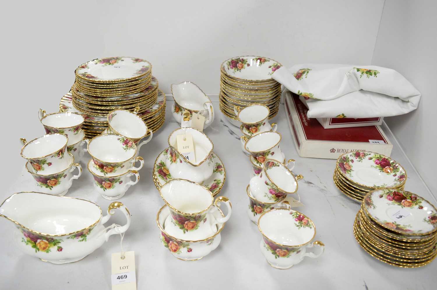 Lot 469 - Royal Albert 'Old Country Roses' tea and dinner service