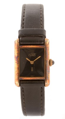 Lot 5 - Must de Cartier: a ladies cocktail wristwatch