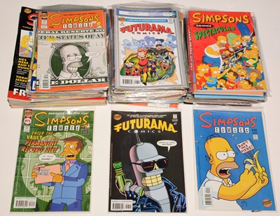 Lot 1080 - Simpsons Comics and Magazines.