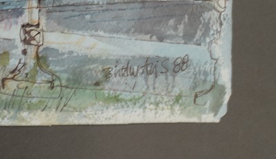 Lot 161 - Birtley Aris (1928-2021) - watercolour.