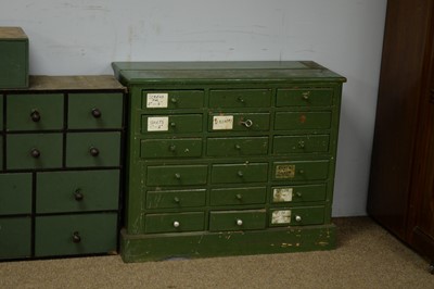 Lot 102 - Three Vintage tool chests.