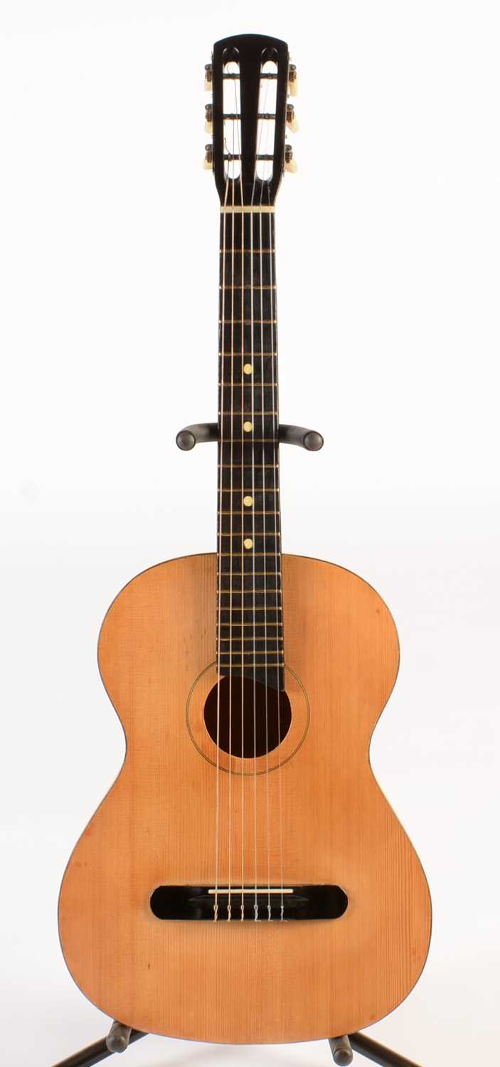 Lot 305 - 1920's German parlour guitar