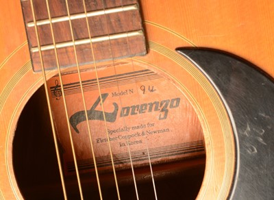 Lot 307 - Lorenzo dreadnought guitar